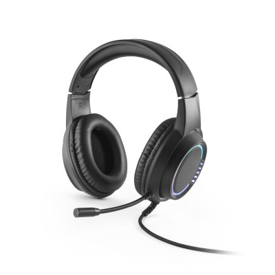 Thorne Headset RGB. ABS gaming headphones with 2m cable, microphone and RGB LED lights